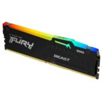 Модуль памяти Kingston 32GB DDR5 5600 FURY Beast Black RGB EXPO Non-ECC Unbuffered DIMM (Single Module) 2RX8 36-38-38 1.25V 288-pin 16Gbit — изображение 2