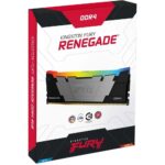 Модуль памяти Kingston 16GB DDR4 3600 FURY Renegade RGB Black XMP Non-ECC Unbuffered DIMM (Single Module) 2RX8 16-20-20 1.35V 288-pin 8Gbit — изображение 3