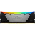 Модуль памяти Kingston 16GB DDR4 3600 FURY Renegade RGB Black XMP Non-ECC Unbuffered DIMM (Single Module) 2RX8 16-20-20 1.35V 288-pin 8Gbit