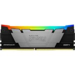 Модуль памяти Kingston 32GB DDR4 3600 FURY Renegade RGB Black XMP Non-ECC Unbuffered DIMM (Single Module) 2RX8 18-22-22 1.35V 288-pin 16Gbit