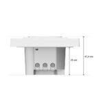 Умная встраиваемая Zigbee розетка Aqara Wall Outlet H2 EU — изображение 4