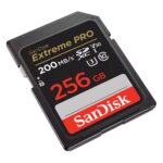 Карта памяти SanDisk Extreme Pro SD UHS I 256GB Card for 4K Video for DSLR and Mirrorless Cameras 200MB/s Read & 140MB/s Write — изображение 2