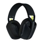 Гарнитура игровая Logitech G435 Black черная, беспроводная, накладной тип, дифузоры 40мм, 20 Гц - 20 кГц, USB Lightspeed + Bluetooth, кабель для зарядки USB-C - USB-A — изображение 2