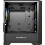 Корпус Powercase Корпус Powercase ByteFlow Micro Black, Tempered Glass, 4х 120mm ARGB fans, ARGB HUB, чёрный CAMBFB-A — изображение 7