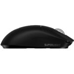 Мышь Logitech Мышь игровая Logitech G PRO X Superlight Black черная, беспроводная Lightspeed, cенсор Hero 25K 100-25600dpi, 5 кнопок, облегченная 63гр, правый хват — изображение 5