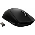 Мышь Logitech Мышь игровая Logitech G PRO X Superlight Black черная, беспроводная Lightspeed, cенсор Hero 25K 100-25600dpi, 5 кнопок, облегченная 63гр, правый хват — изображение 2
