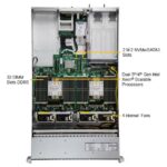 Платформа системного блока SuperMicro SYS-221H-TN24R 2U Hyper with 24 hot-swap 2.5" NVMe/SAS/SATA bays and 4 PCIe 5.0 x16 slots + up to 2 PCIe 5.0 x16 AIOM slots — изображение 2
