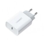 Зарядное устройство UGREEN CD137 (60450) Fast Charging Power Adapter With PD 20W EU. Цвет: белый — изображение 3