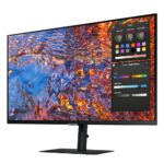 Монитор 32" SAMSUNG S32B800PXI ViewFinity S8 S80PB UHD IPS, 3840x2160, 60Hz, 5ms, 350сd/m, 1000:1, HDR10 | HDMI(2.0), DP(1.4), Type-C(PD-90W), 3xUSB3.0, RJ45 | HAS, Pivot, Swivel, InPSU, Vesa 100, Black — изображение 3