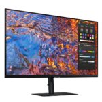 Монитор 32" SAMSUNG S32B800PXI ViewFinity S8 S80PB UHD IPS, 3840x2160, 60Hz, 5ms, 350сd/m, 1000:1, HDR10 | HDMI(2.0), DP(1.4), Type-C(PD-90W), 3xUSB3.0, RJ45 | HAS, Pivot, Swivel, InPSU, Vesa 100, Black — изображение 2