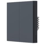 Выключатель двухклавишный Aqara Smart Wall Switch H1 EU (WS-EUK04 graphite)