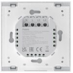 Выключатель двухклавишный Aqara Smart Wall Switch H1 EU (WS-EUK04 graphite) — изображение 3