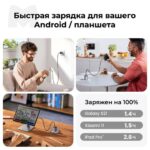 Сетевое зарядное устройство UGREEN CD318 (90664) Nexode Mini 20W USB-C PD GaN Fast Charger EU. Цвет: серый — изображение 6