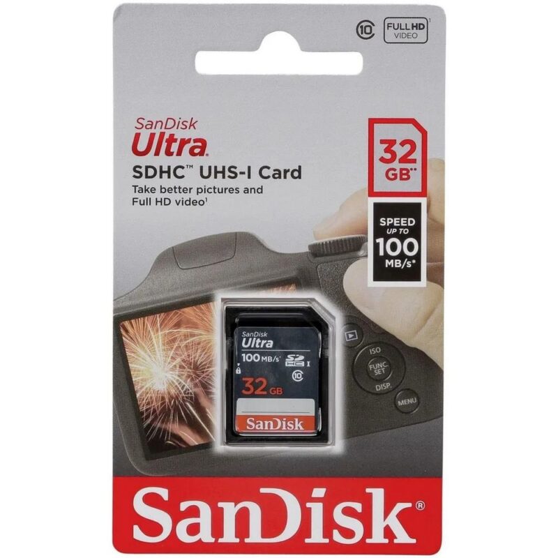 1433707 Карта памяти SanDisk Ultra 32GB SDHC Memory Card 100MB/s — изображение 1