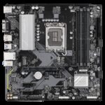 Материнская плата Gigabyte B760M D3HP DDR4, RTL Socket 1700, Intel®B760, 4xDDR4-3200, D-SUB+HDMI+DP, 1xPCI-Ex16, 2xPCI-Ex1, 4xSATA3(RAID 0/1/5/10), 2xM.2, 8Ch Audio, GLan, (2+4)xUSB2.0, (3+2)xUSB3.2, (0+1)xUSB3.2 Type-C™, 1xPS/2, ATX, RTL — изображение 2