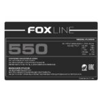 Блок питания Foxline FL550S 550W ATX PSU, 120FAN, 24 pin, 4 + 4 Pin (12V), 5*SATA, 2*4 pin molex, 1*FDD, 1*PCI-e(6 + 2 pin) — изображение 3
