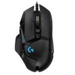 Мышь игровая Logitech Bad Pack G502 Hero16K черная, оптическая (Hero25K) , 100-25600dpi, 1мс, USB 2.1м, 11 кнопок (2 механика), RGB подсветка, утяжелители, под правую руку — изображение 2