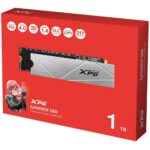 Твердотельный накопитель SSD ADATA M.2 2280 1TB XPG GAMMIX S60 PCIe Gen4x4 with NVMe, 5000/3200, MTBF 1.5M, 3D ТLC NAND, 250TBW — изображение 6