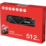 Твердотельный накопитель SSD ADATA M.2 2280 512GB XPG Blade S70 PCIe Gen4x4 with NVMe 7200/2600, MTBF 2M, 3D ТLC NAND, 370TBW, Innogrit IG5236 — изображение 6