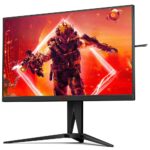 Монитор 27" AOC AG275QXN Black (VA, 2560x1440, HDMI+HDMI+DP, USB HUB, 1 ms, 178°/178°, 400 cd/m, 1000:1, 165Hz) — изображение 4