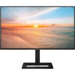 Монитор 23.8" PHILIPS 24E1N1300AE (00/01) Black (IPS, 1920x1080, HDMI+Type C, USB-Hub, 4 ms, 178°/178°, 250 cd/m, 1300:1, 100Hz, MM)