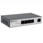 Коммутатор ORIGO OS2205P/60W/A1A Неуправляемый PoE-коммутатор4x1000Base-T PoE+, 1x1000Base-T,PoE-бюджет 60 Вт