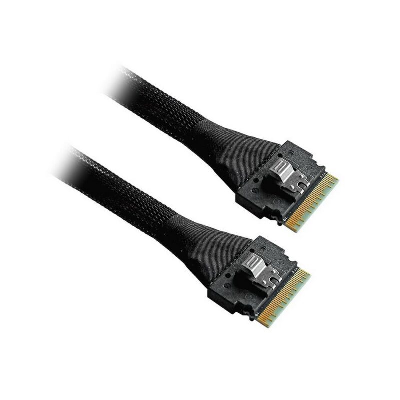 1473737 Кабель Amphenol RSL74-7650 Slimline SASx8 (SFF8654) -to- Slimline SASx8 (SFF8654) , 67CM (C5454) — изображение 1