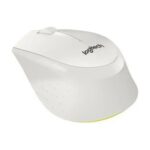 Мышь Logitech Мышь беспроводная Logitech M330 Silent Plus White бнлая, оптическая, 1000dpi, 2.4GHz,USB-ресивер, бесшумная, под правую руку — изображение 3