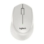 Мышь Logitech Мышь беспроводная Logitech M330 Silent Plus White бнлая, оптическая, 1000dpi, 2.4GHz,USB-ресивер, бесшумная, под правую руку — изображение 2