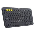 Клавиатура беспроводная Logitech K380 Multi-Device Bluetooth Keyboard Gray серая, копактная, 79 круглых клавиш, Bluetooth 3,0, подключение до 3-х устройств одновременно — изображение 2
