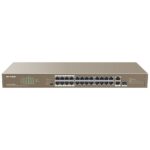 Коммутатор IP-COM F1126P-24-250W Коммутатор неуправляемый PoE, 26 портов 24x100 Мбит/с, 2x1 Гбит/с, RJ-45/SFP 1x1 Гбит/с, PoE 24х30 Вт (до 230Вт), установка в стойку, металлический — изображение 3
