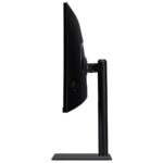 Монитор 34" ACER Nitro CZ342CURVbmiphuzx Black (Curved 1000R Black, 21:9, VA, 3440x1440, 1 / 0,5ms, 300cd, 180Hz, 1xHDMI(2.0) + 1xDP(1.4) + 1xType-C(65W) + Audio out + USB2.0+USB-B (2up 2down), Speakers 3Wx2, FreeSync Premium, HDR 10, H.Adj. 110, Delta E<2) — изображение 6