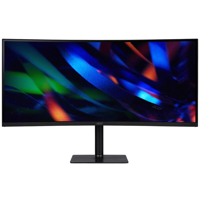 1487844 Монитор 34" ACER Nitro CZ342CURVbmiphuzx Black (Curved 1000R Black, 21:9, VA, 3440x1440, 1 / 0,5ms, 300cd, 180Hz, 1xHDMI(2.0) + 1xDP(1.4) + 1xType-C(65W) + Audio out + USB2.0+USB-B (2up 2down), Speakers 3Wx2, FreeSync Premium, HDR 10, H.Adj. 110, Delta E<2) — изображение 1