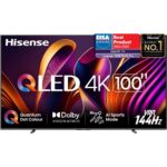 100" Телевизор Q-LED HISENSE 100E7NQ PRO