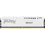 Модуль памяти Kingston 32GB (2x16GB) DDR5 6000MT/s CL36 FURY Beast White EXPO Non-ECC Unbuffered DIMM (Kit of 2) 1RX8 36-44-44 1.35V 288-pin 16Gbit — изображение 3