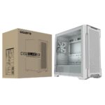 Корпус для ПК Gigabyte C102GI Glass Ice (White) MidTower, mATX, USB3.0 x2, Audio I/O, GPU:410mm, White, TG (28300-C102B-2CRR) — изображение 8