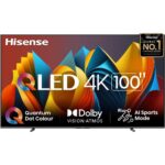 100" Телевизор Q-LED HISENSE 100E7NQ