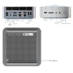 Мини-компьютер Beelink GTi12 Intel® Core™ i9-12900HK 14-ядерный 20-потоковый, 5.0 ГГц Turbo Frequency, 32Гб 1Тб SSD, серебристый — изображение 4