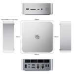 Мини-компьютер Beelink GTi12 Intel® Core™ i9-12900HK 14-ядерный 20-потоковый, 5.0 ГГц Turbo Frequency, 32Гб 1Тб SSD, серебристый — изображение 3