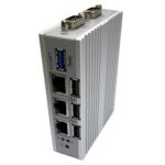 Встраиваемая электронно-вычислительная машина NT3435-00G (Chassis: NET-I, MB: 2I380D-D92-00, Bay Trail-D J1900, DDR3L 2Gb, 3x INTEL Giga LAN I211-AT, 4x USB, VGA, DC IN Power Jack, Apacer mSATA SSD 16Gb, SM220-M242 (APM2T42SM22016GTN-4ETM) Power Adapter 30W/12V w/EU type code) + крепёж на DIN рейку 6G302A-1301-0300 для MIRO-2 / MIRO-3 / SKY-2/SKY-3 / NET-I / NET-II 40 x 144 mm — изображение 2