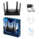 Маршрутизатор CUDY AX3000 Gigabit Wi-Fi 6 Mesh Router Dual Band, Chipset MT7981BA+MT7976CN+MT7531AE, 802.11ax/ac/a/b/g/n, 2402Mbps at 5GHz + 574Mbps at 2.4GHz, 4 10/100/1000Mbps Ports, 4 x 5dBi fixed antennas, WiFi router/AP/ Repeater/WISP Mode, PPTP/L2TP/OpenVPN/WireGuard, — изображение 5