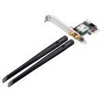 Адаптер беспроводной связи (Wi-Fi) CUDY AX3000 Wi-Fi 6 PCI Express Adapter 3000Mbps Wi-Fi 6 / Bluetooth 5.0 PCI Express Adapter, Intel AX200 module, 2T2R, 2402Mbps at 5GHz + 574Mbps at 2.4GHz, 802.11ax/ac/a/b/g/n, 2 detachable antennas, Ver 1.0 — изображение 4
