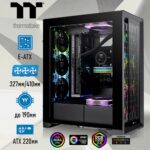 Корпус Thermaltake CA-1X8-00F1WN-01 CTE T500 TG ARGB/Black/Win/SPCC/Tempered Glass*2/CT140 ARGB Fan*3/Brown Box — изображение 6