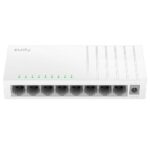 Коммутатор CUDY 8-Port 10/100 Mbps Desktop Switch 8-Port 10/100 Mbps Desktop Switch, 8 10/100M RJ45 Ports, Loop Detection, Desktop Plastic Case, Power Saving, Plug & Play, Wall-Mount — изображение 2
