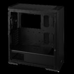 Корпус XPG Bad Pack DEFENDER BLACK (DEFENDER-BKCWW) (Midi-Tower, черный, TG, 120mm fan*3) — изображение 9