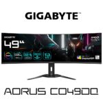 Монитор 49" Gigabyte AORUS CO49DQ-EK Gaming monitor Black (OLED, 5120x1440, HDMI+HDMI+DP+Type C, 0.03 ms, 178°/178°, 250 cd/m, 1500000:1, 2xUSB3.2, 144Hz, Curved) (20VM0-CO49DQBT-1EKR) — изображение 11
