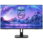 Монитор 27" PHILIPS 27E1N1300A IPS, 1920x1080, 100Hz, 4ms, 250сd/m, 1300:1 | HDMI(1.4), Type-C(PD65W), 2xUSB 3.2 | InPSU, Speakers, Black