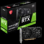 Видеокарта MSI RTX3050 VENTUS 2X E OC 6GB GDDR6 96bit 2xDP HDMI 2FAN RTL