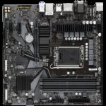 Материнская плата Gigabyte OEM Z690M DS3H DDR4, Socket 1700, Intel®Z690, 4xDDR4-3200, D-SUB+HDMI+DP+DP, 1xPCI-Ex16, 2xPCI-Ex1, 4xSATA3(RAID 0/1/5/10), 2xM.2, 8Ch Audio, 2,5GbLan, (2+4)xUSB2.0, (3+2)xUSB3.2, (1+0)xUSB3.2 Type-C™, 1xPS/2, mATX, RTL (830625) oem — изображение 2