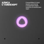 Умная колонка Яндекс Станция Мини 3, модель YNDX-00027 (чёрный) — изображение 5